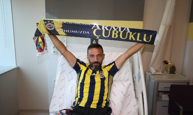 Fenerbahçeli taraftar taburcu oldu