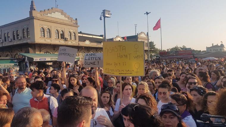 Kadınlar Kadıköy'de haykırdı: Ölmek istemiyoruz (24.08.2019)