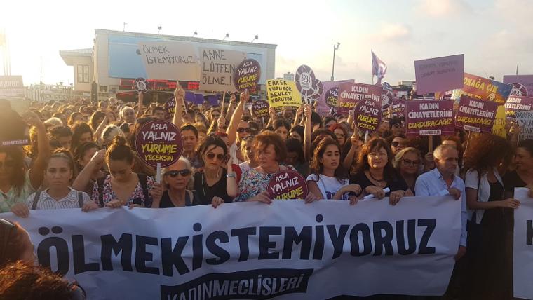 Kadınlar Kadıköy'de haykırdı: Ölmek istemiyoruz (24.08.2019)