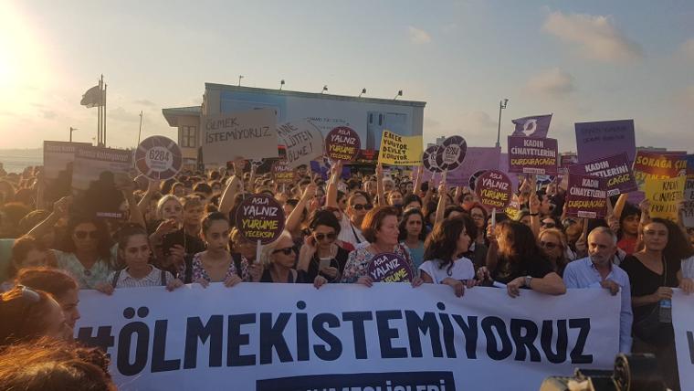 Kadınlar Kadıköy'de haykırdı: Ölmek istemiyoruz (24.08.2019)