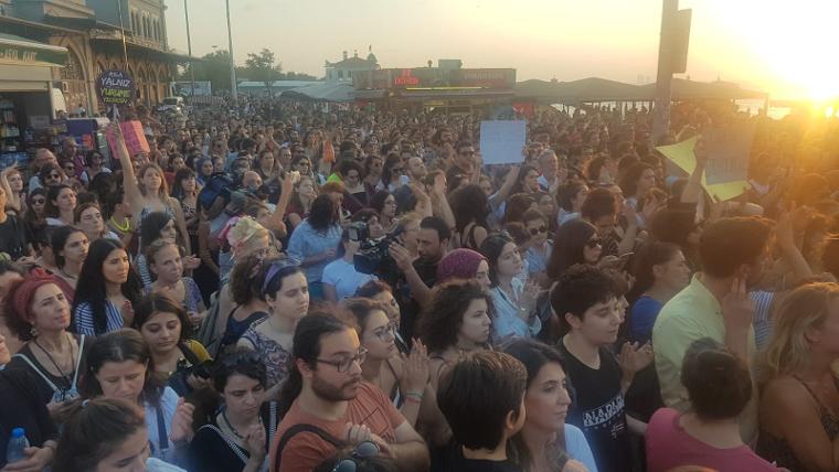 Kadınlar Kadıköy'de haykırdı: Ölmek istemiyoruz (24.08.2019)