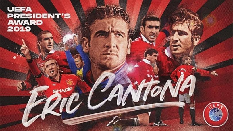 UEFA'dan Cantona'ya ödül