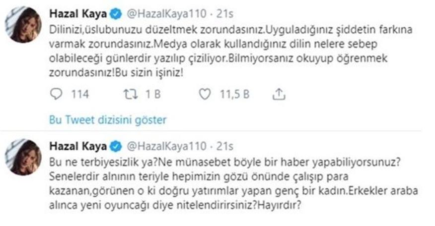 Oyuncu Hazal Kaya isyan etti: Bu ne terbiyesizlik?