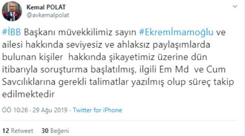 Ekrem İmamoğlu skandal paylaşımlara karşı harekete geçti