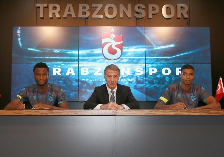 Trabzonspor'da Obi Mikel ve Fernandes Ivanildo imzayı attı