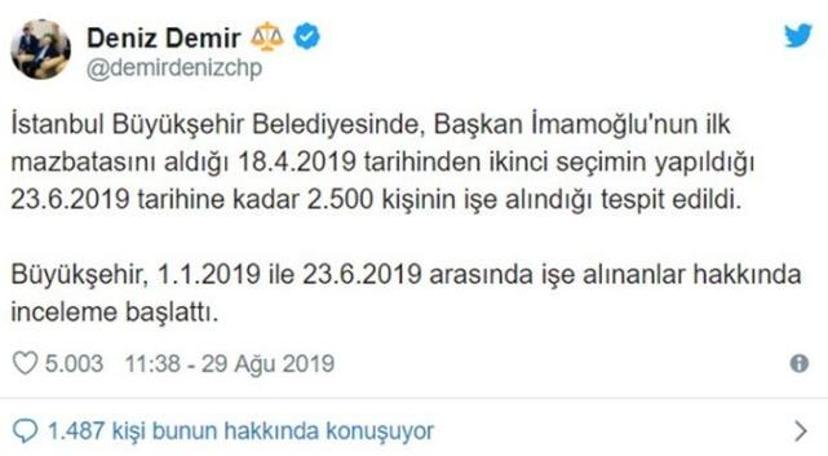 İBB düğmeye bastı! İki seçim arası işe alınanlara inceleme başlatıldı