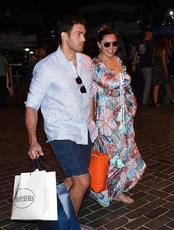 Ünlü yıldız Kelly Brook Bodrum'da