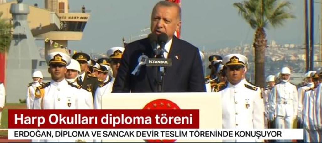 Harp okulları diploma töreninde konuşan Erdoğan'dan kritik açıklama