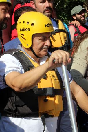 Binali Yıldırım'ın rafting heyecanı: Çocukluğumuzda ırmağa girip çimerdik