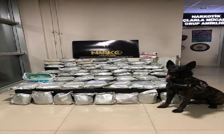 Atıp kaçtığı torbadan 108 kilo 'eroin' çıktı