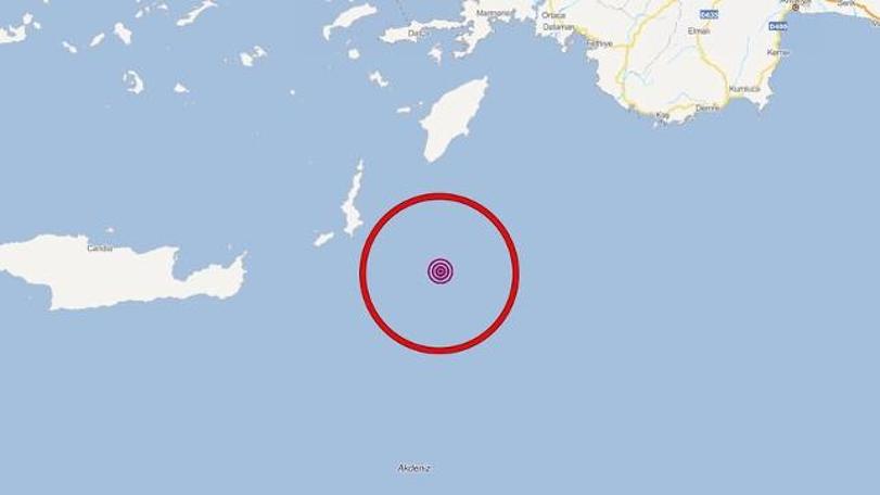 Akdeniz'de deprem! (05.09.2019)