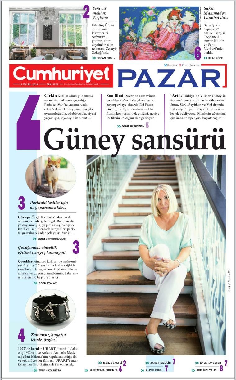 Cumhuriyet Pazar'da bu hafta... (07.09.2019)