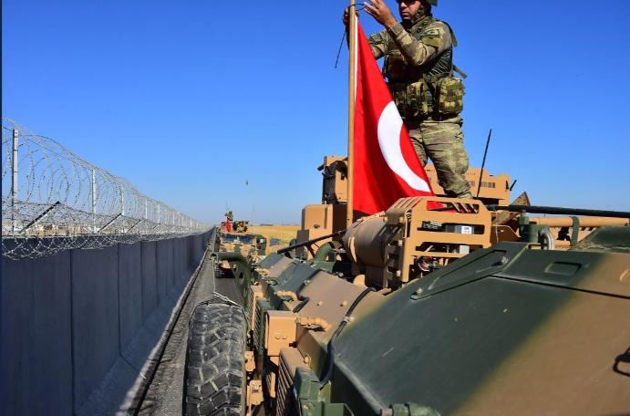 Türk ve ABD askerleri ortak kara devriyesine başladı... İlk kareler