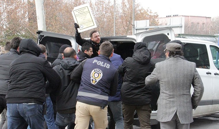 İş cinayetlerini duyurmak istediler, gözaltına alındılar