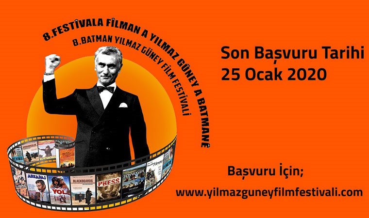 8.Yılmaz Güney Film Festivali'ne son başvuru 25 Ocak...