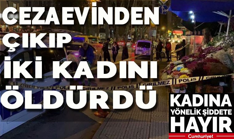 Cezaevinden çıkan kişi, iki kadını öldürdü