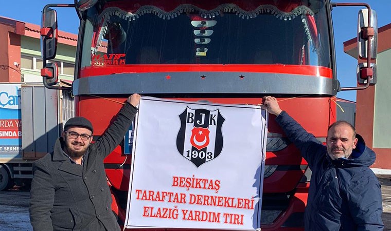 Beşiktaş Dernekleri'nden Elazığ'a 3806 battaniye