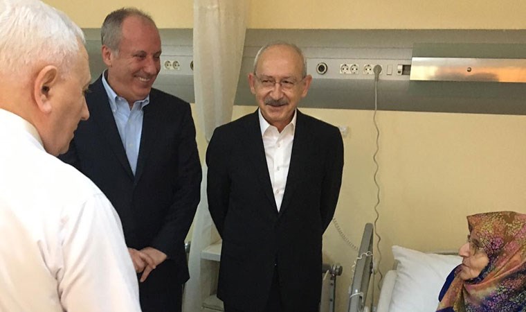 Kılıçdaroğlu ve Yavaş'tan İnce'nin annesine ziyaret