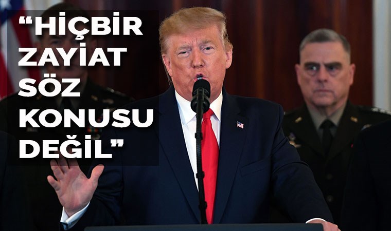 Trump: Hiçbir ABD'li ve Iraklı hayatını kaybetmedi