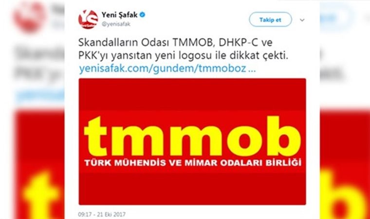 Yeni Şafak, TMMOB'a tazminat ödeyecek