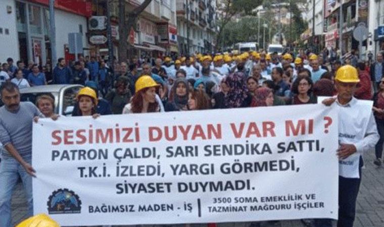 Bağımsız Maden-İş, Soma’da basın açıklaması yaptı