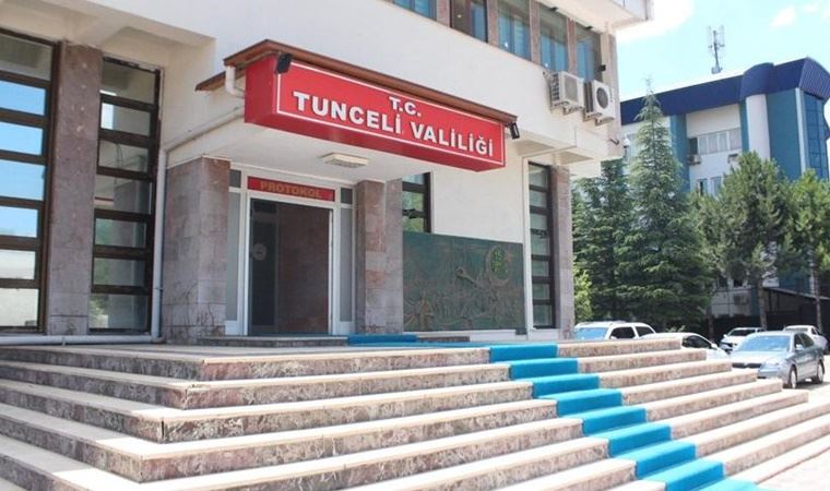 Tunceli'de eylem ve etkinliklere 15 gün süreyle yasak