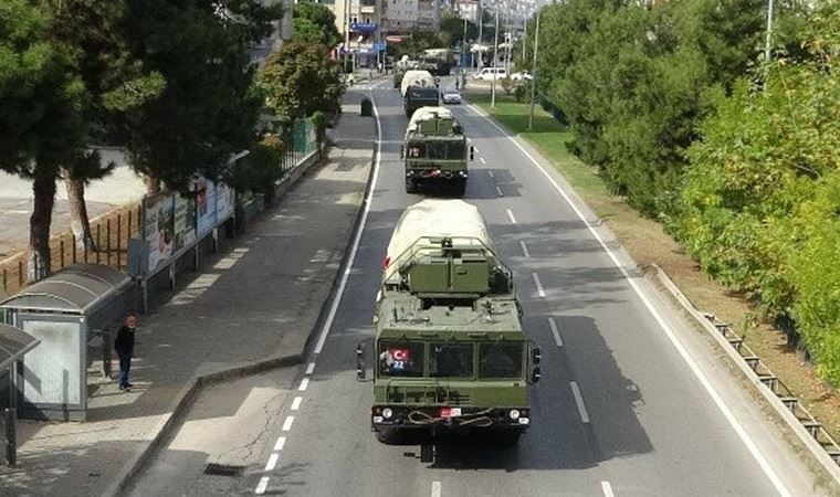 S-400’ler test atışlarının ardından Ankara’ya götürülmek üzere yola çıktı