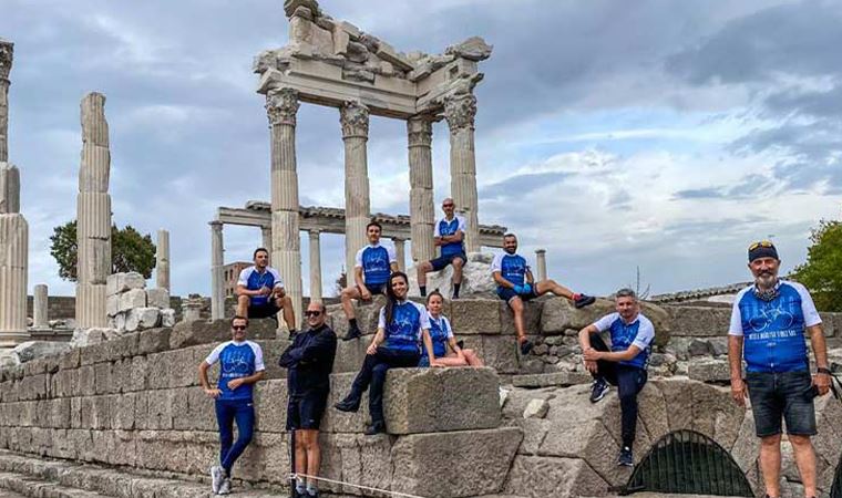 UNESCO Dünya Mirası Yolunda Bergama için pedal bastılar