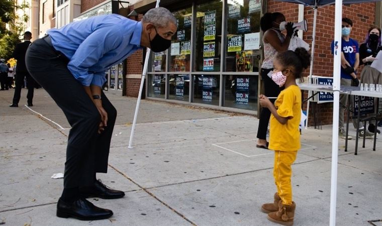 Obama, Joe Biden için sahaya inerek oy istedi