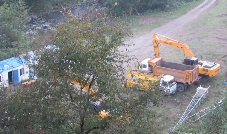 Ordu'da halk direndi, HES şantiyesi yıkıldı