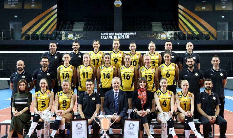 VakıfBank Voleybol Takımı bir kez daha Guinness Rekorlar Kitabı'nda