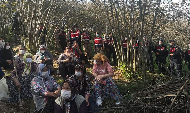 Ünye’de madene karşı protestoya jandarma müdahalesi