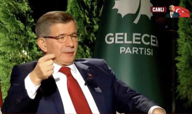 Ahmet Davutoğlu, Erdoğan'ı canlı yayında böyle uyardı