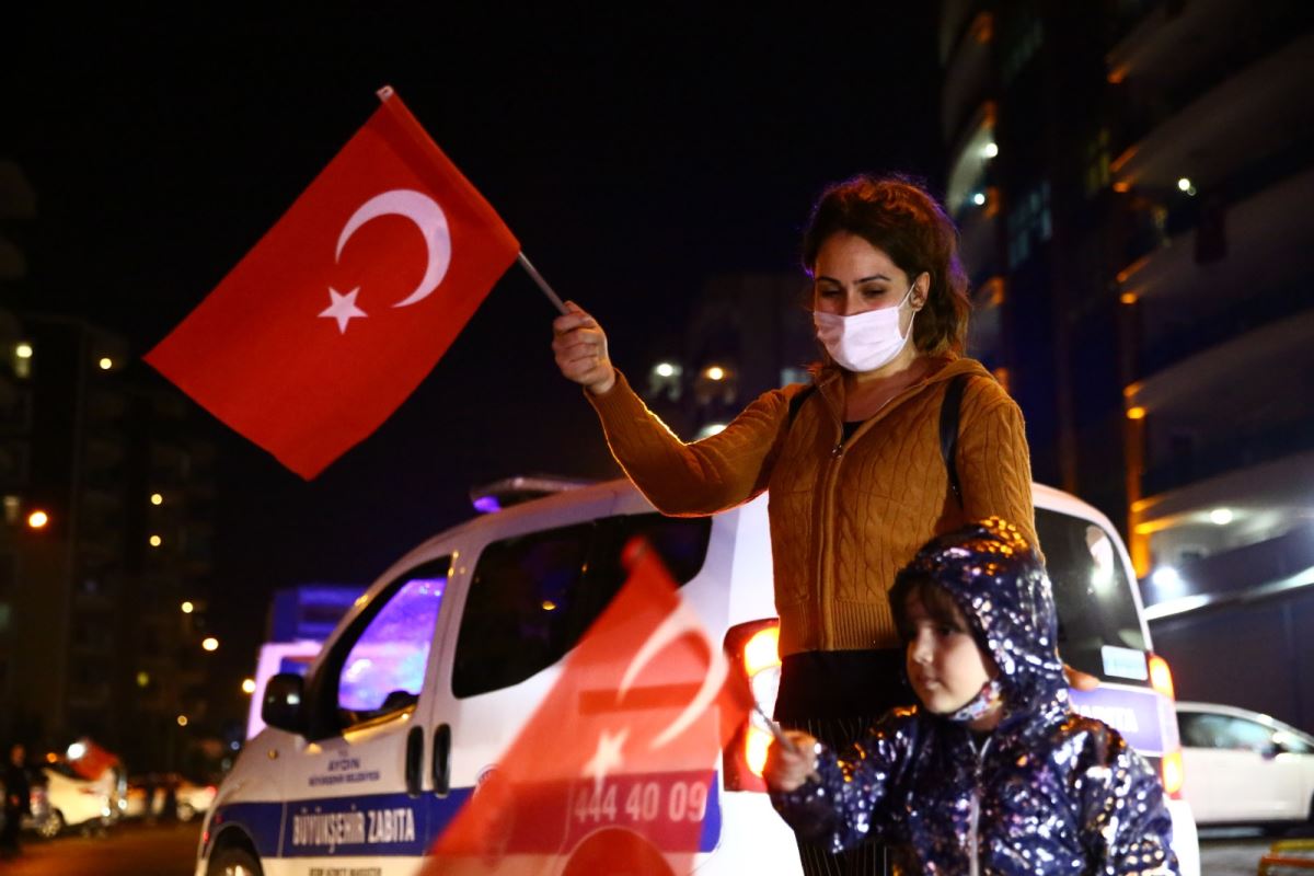 Aydın'da Cumhuriyet coşkusu