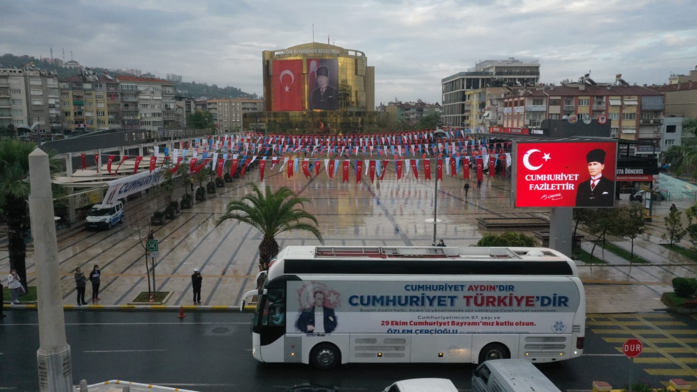 Aydın'da Cumhuriyet coşkusu