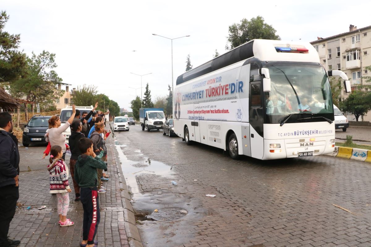 Aydın'da Cumhuriyet coşkusu