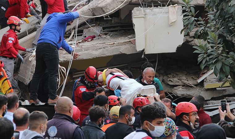 İzmir depreminin ardından 114 artçı yaşandı