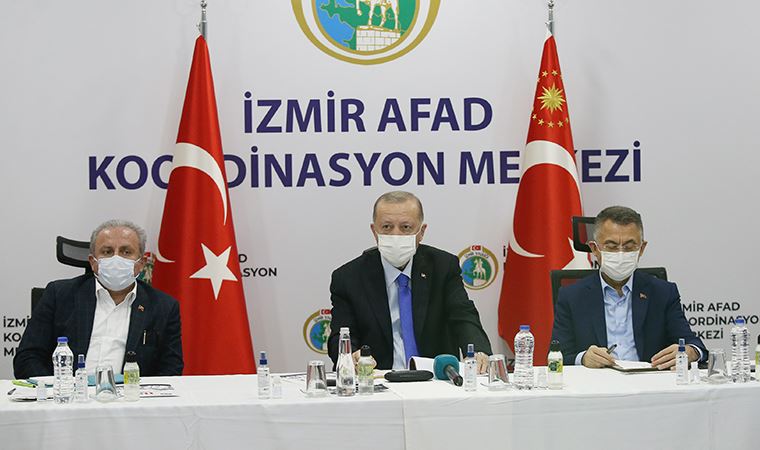 Erdoğan'dan İzmir depremi açıklaması (31.10.2020)