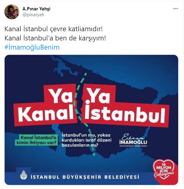 'Şeyha Moza'nın değil, İmamoğlu'nun yanındayız'