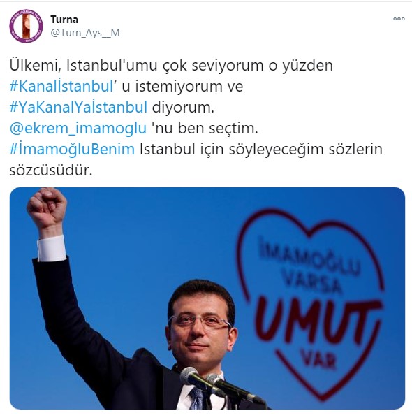 'Şeyha Moza'nın değil, İmamoğlu'nun yanındayız'