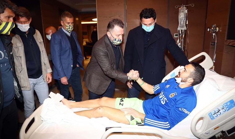 Fenerbahçe’den Harun Tekin’e gece yarısı moral ziyareti