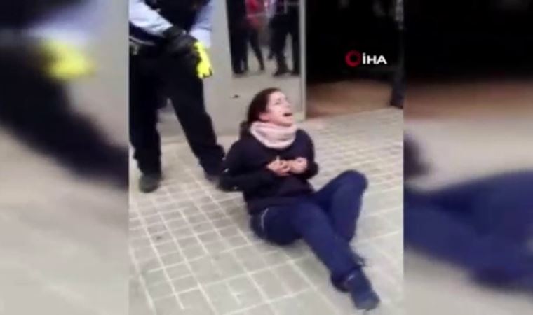 İspanya’da kadına polis şiddeti