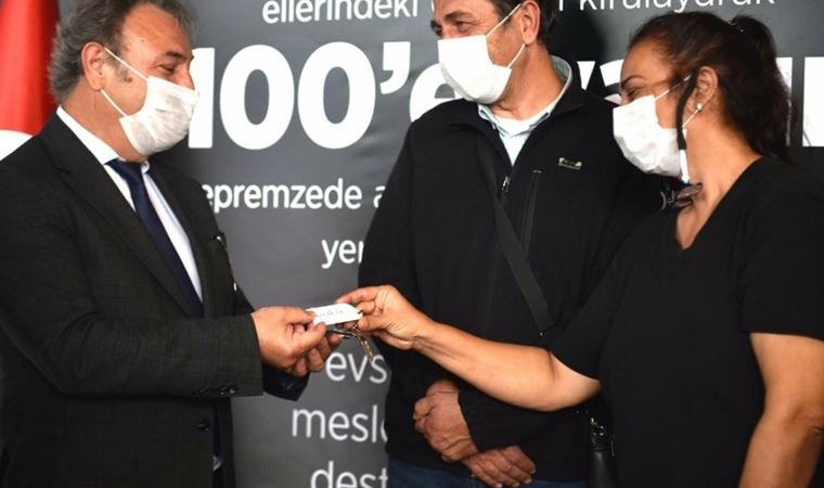 Bornova Belediyesi'nden 200 depremzede aileye yeni ev