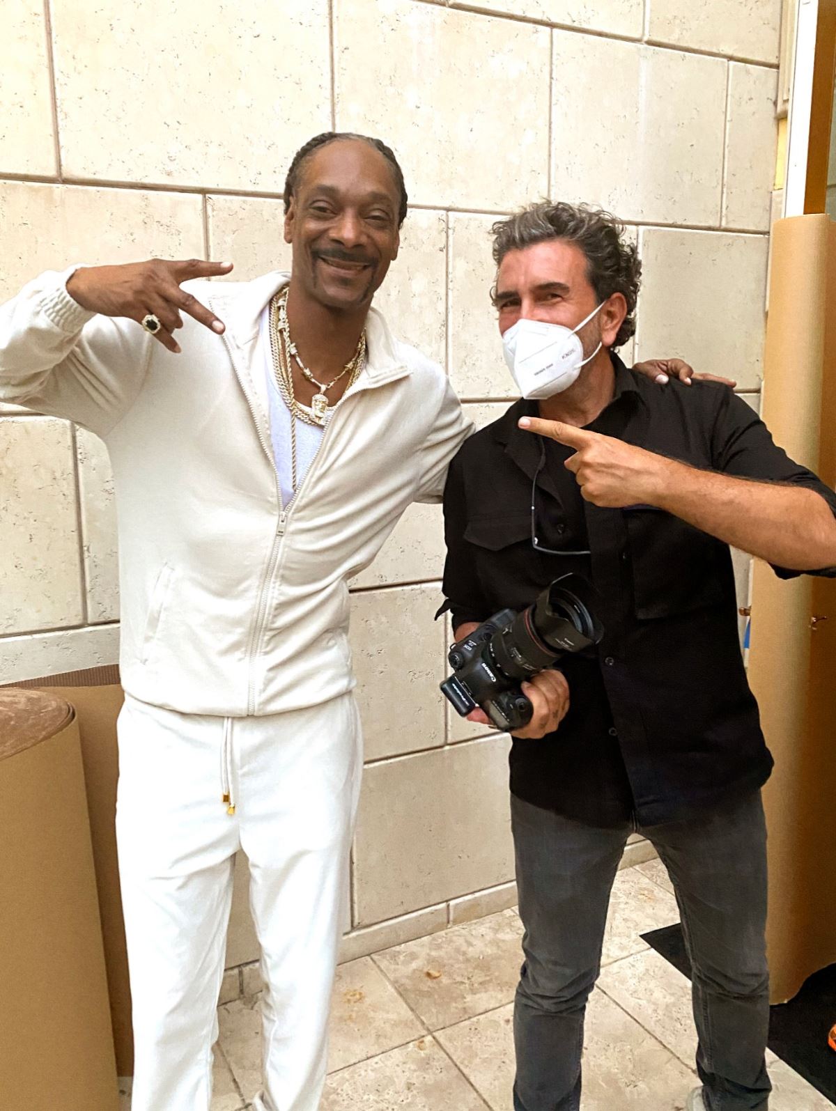 Nihat Odabaşı, dünyaca ünlü rap sanatçısı Snoop Dogg'un fotoğraflarını çekti