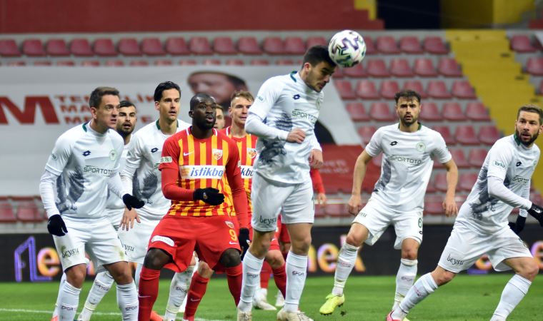 Konyaspor, Kayseri'de kazandı