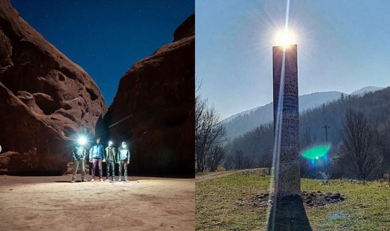 Utah’daki monolit, ortaya çıktığı gibi Romanya’da kayboldu