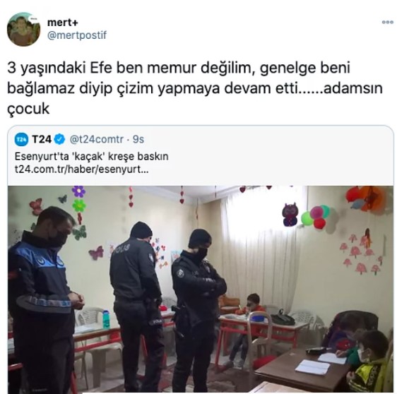 İstanbul'daki kaçak kreş baskınından şaşırtan manzaralar Twitter'da!