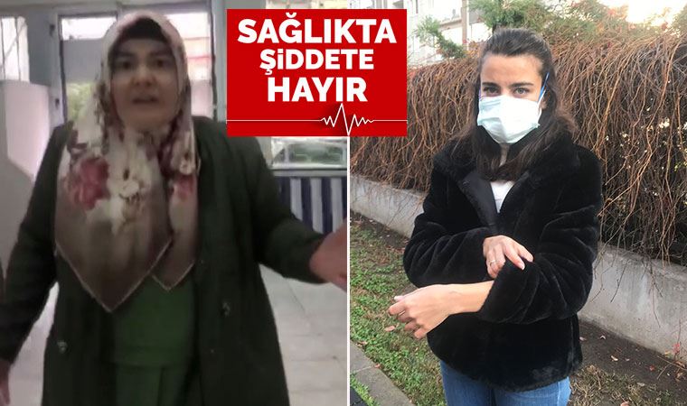 Avcılar'da aile sağlığı merkezinde doktora saldırı kamerada