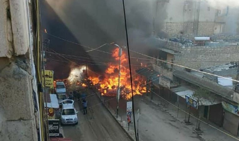 Afrin'de bomba yüklü araçla saldırı: Çok sayıda ölü ve yaralı var