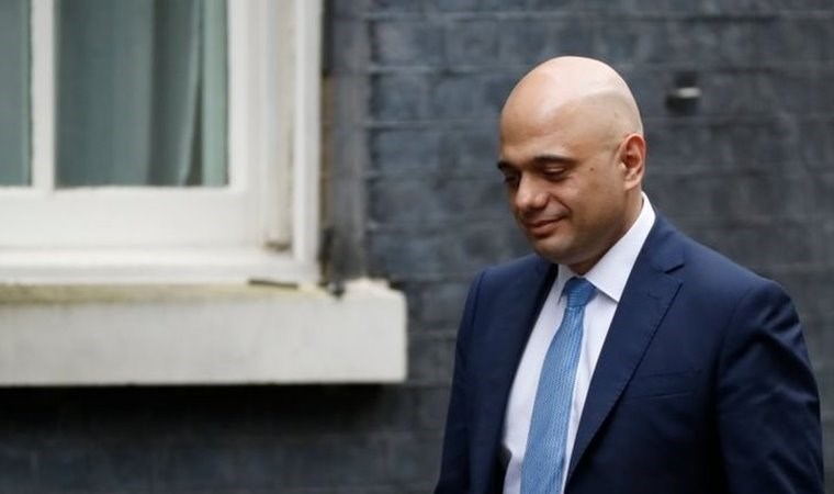 İngiltere Maliye Bakanı Sajid Javid istifa etti